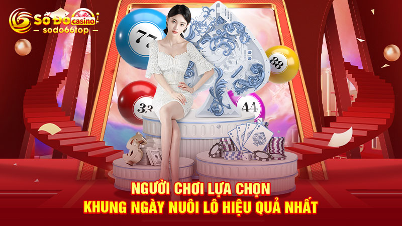 Người chơi lựa chọn khung ngày nuôi lô hiệu quả nhất